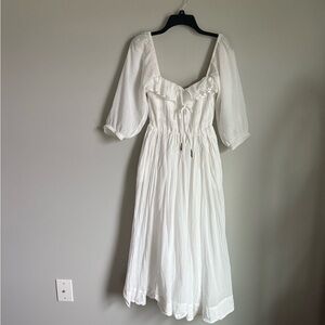 Free People Oasis Midi Dress in Canvas